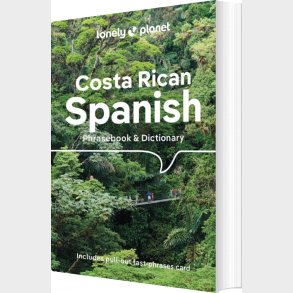 Costa Rican Spanish Phrasebook & Dictionary - Lonely Planet  - English book