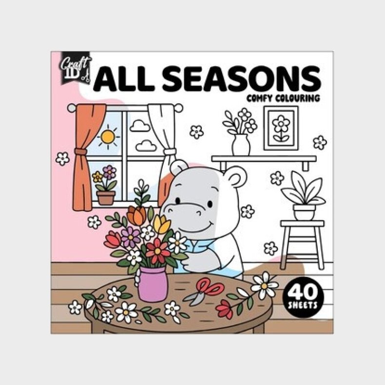 Cosy Malebog 20 X 20 Cm - 40 Sider All Season - Bog