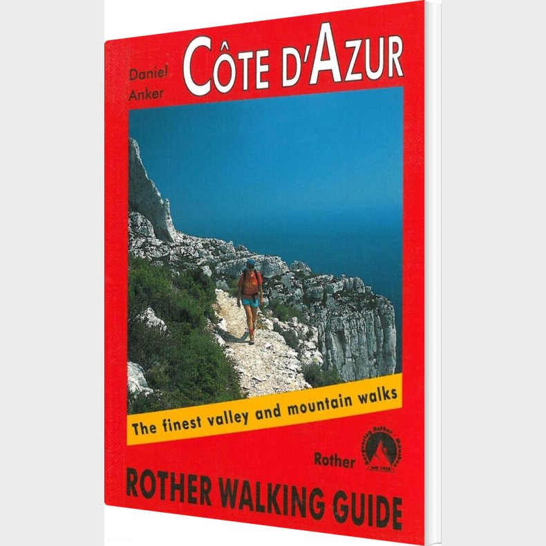 Cote D`azur - Rother Walking Guide - Anker Daniel - English Book