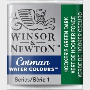 Winsor & Newton - Cotman Watercolour - 1/2 Pan - Hookers Grn Mrk