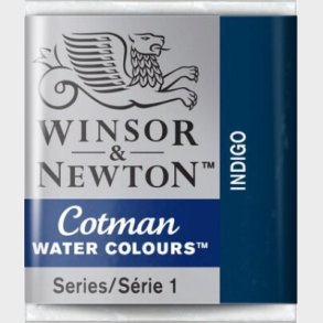 Winsor & Newton - Cotman Watercolour - 1/2 Pan - Indigo Bl�