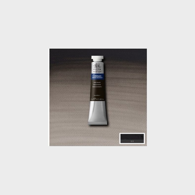 Winsor & Newton - Cotman Water Colours 21 Ml - Ivory Black 331