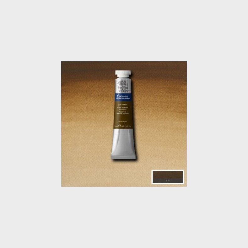 Winsor & Newton - Akvarelfarve - Cotman - Raw Umber 21 Ml