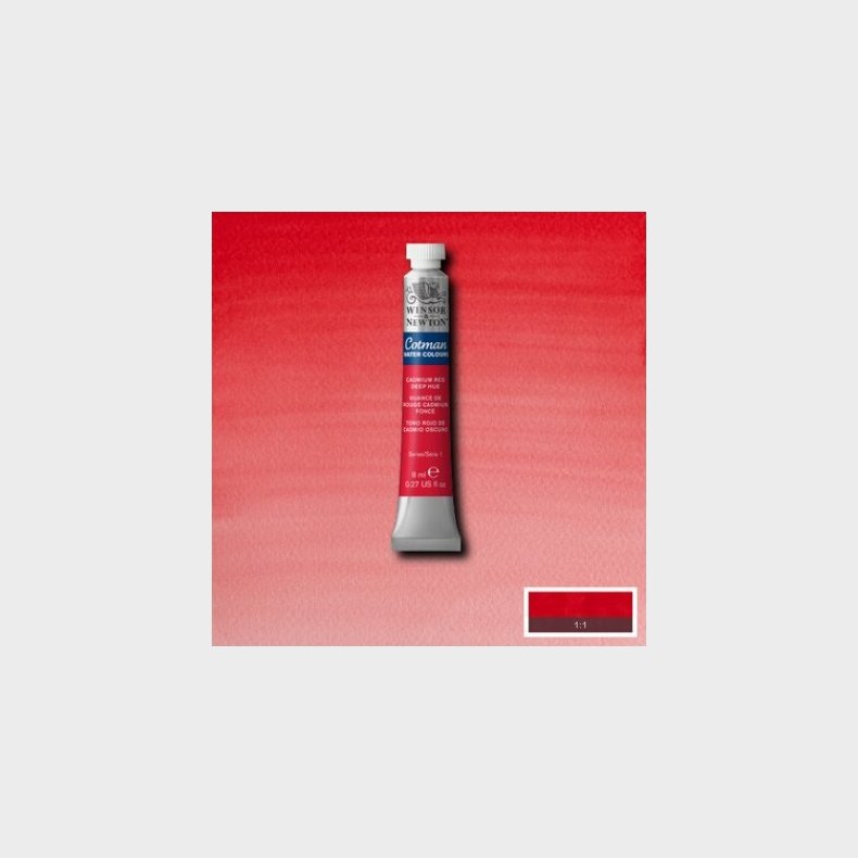 Winsor & Newton - Cotman Watercolour - 8 Ml - Cadmium R�d Dyb