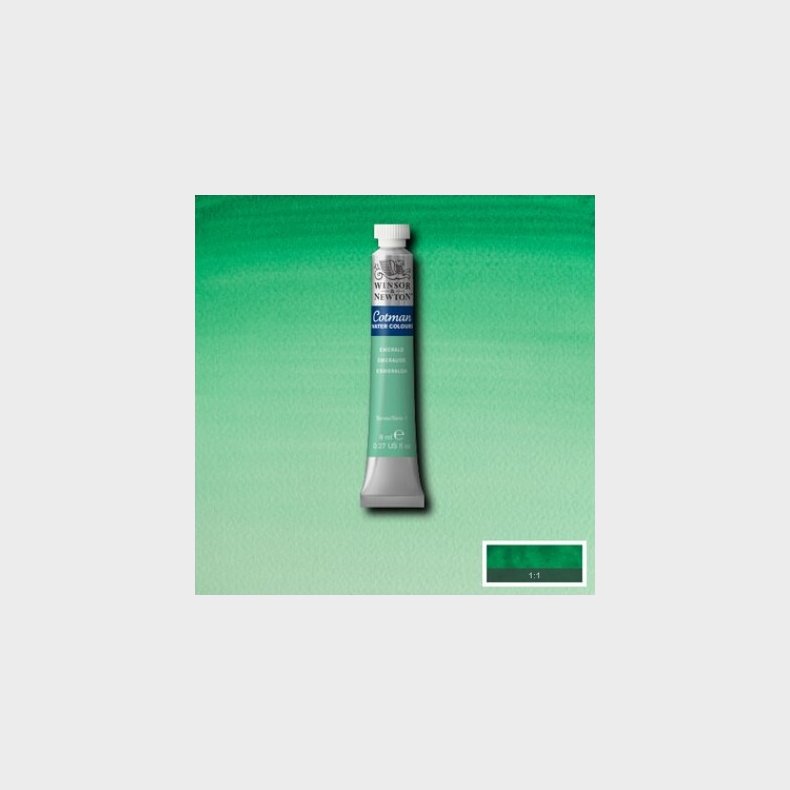 Winsor & Newton - Cotman Watercolour - 8 Ml - Emerald Gr�n