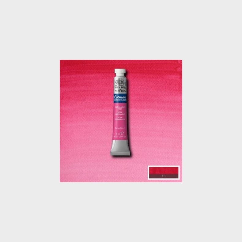 Winsor & Newton - Cotman Watercolour - 8 Ml - Permanent Rose Pink