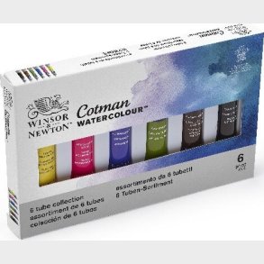 Winsor & Newton - Akvarelfarve S�t - 6x8 Ml
