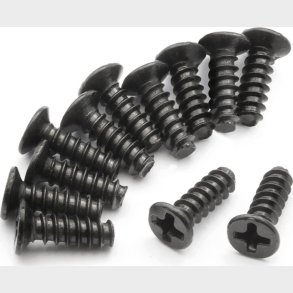 Countersunk Self Tapping Screws Kbho2.6x8m (12pcs) - 540158 - Blackzon