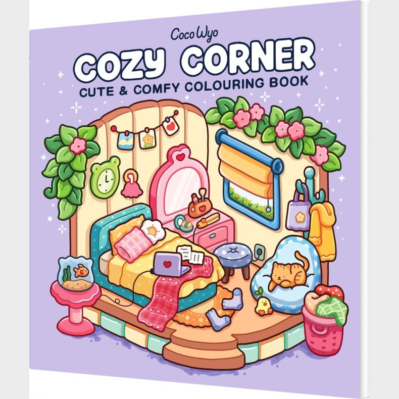 Cozy Corner: Cute & Comfy Colouring Book - Coco Wyo - English Book