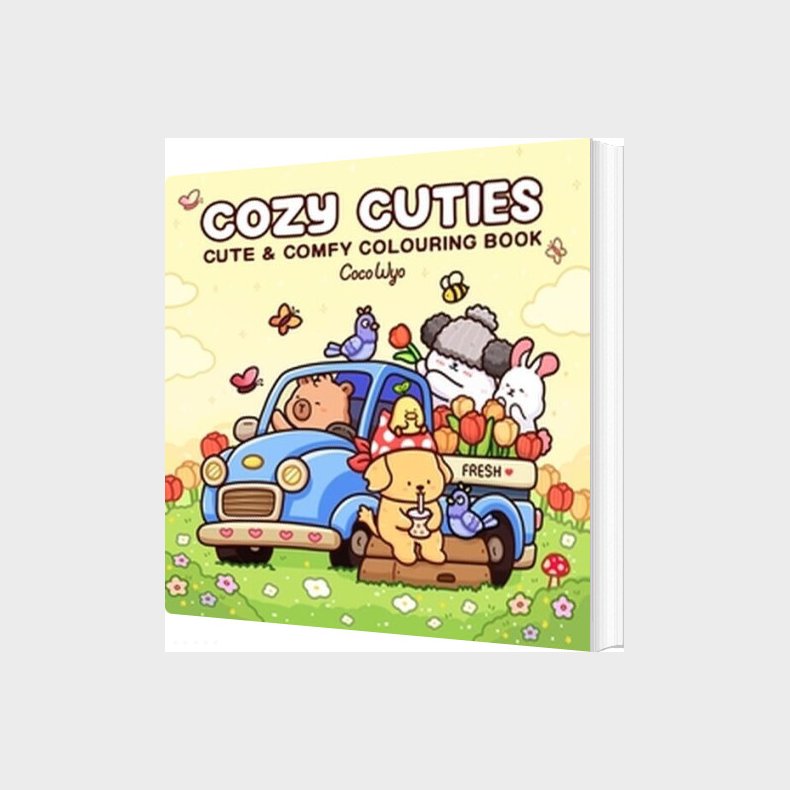 Cozy Cuties: Cute & Comfy Colouring Book - Coco Wyo - English Book