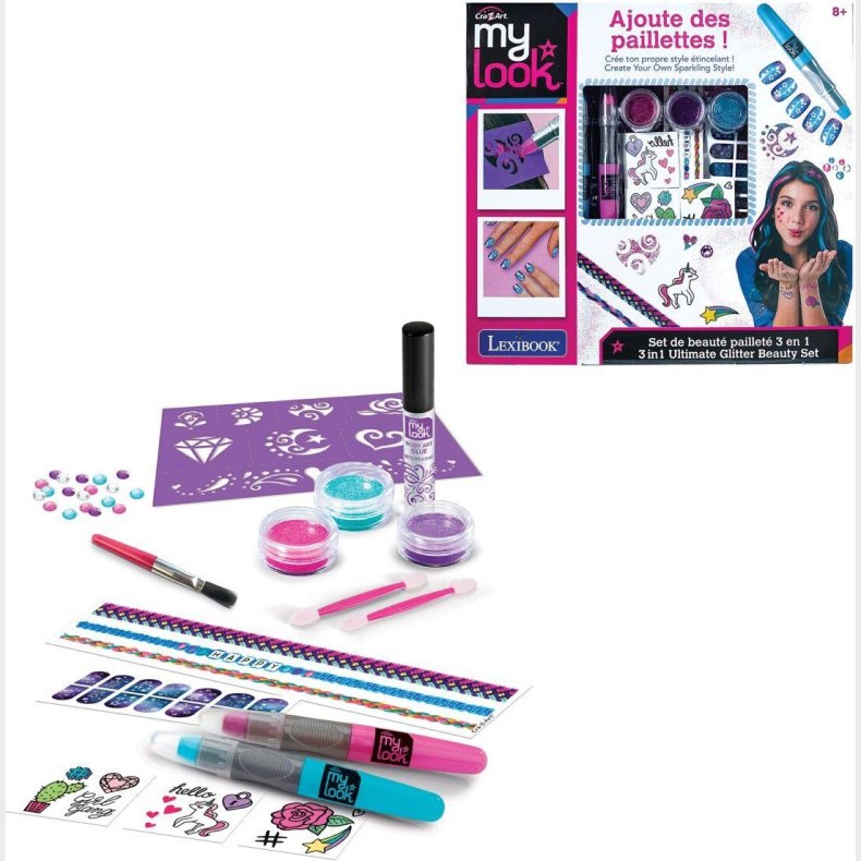 Cra-z-art - 3in1 Ultimate Glitter Beauty Set (crss18)