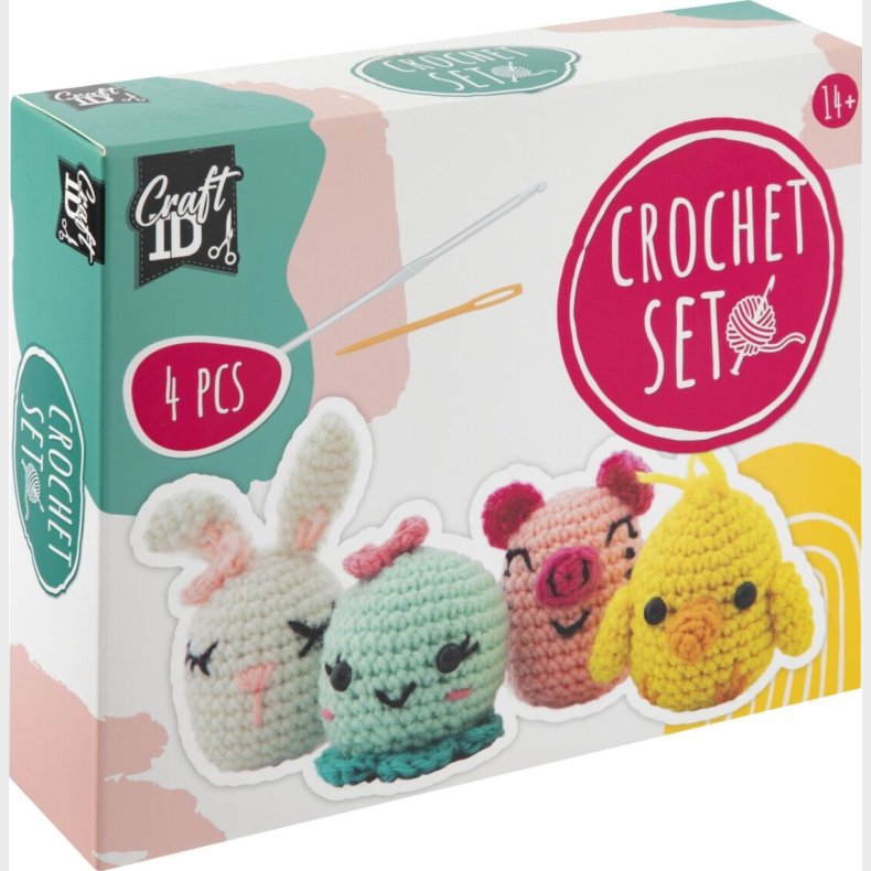 Craft Id - Hklekit Dyr - 4 Stk