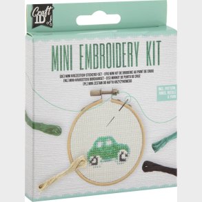 Broderi Kit - Mini - Bil - Craft Id