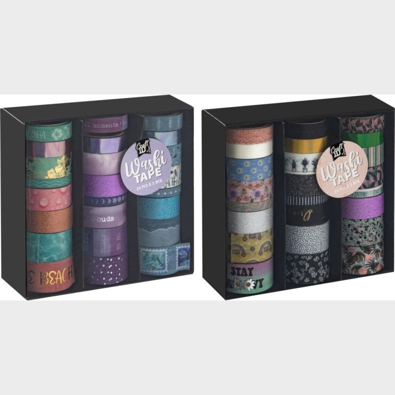 Craft Id - Washi Tape 24 Stk Assorteret