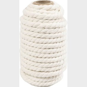 Macram� Snor - 8,5 Mm - R�hvid - 12 Meter