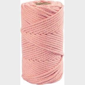 Macram Snor - 4 Mm - Rosa - 55 Meter