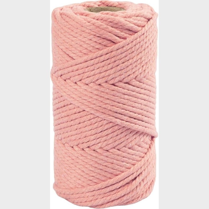 Macram Snor - 4 Mm - Rosa - 55 Meter