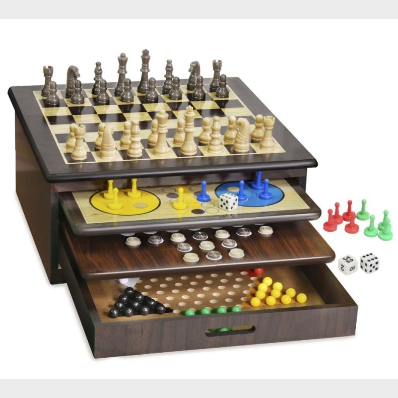 Craftsman Deluxe Game House  Eksklusiv samling af klassiske brtspil