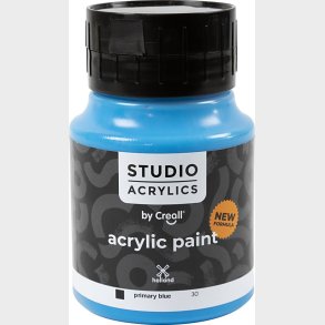 Creall Studio Acrylics - Akrylmaling - D�kkende - Primary Bl� - 500 Ml