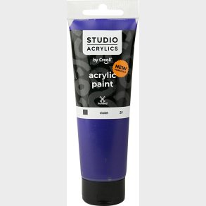 Creall Studio Acrylics - Akrylmaling - D�kkende - Violet - 120 Ml
