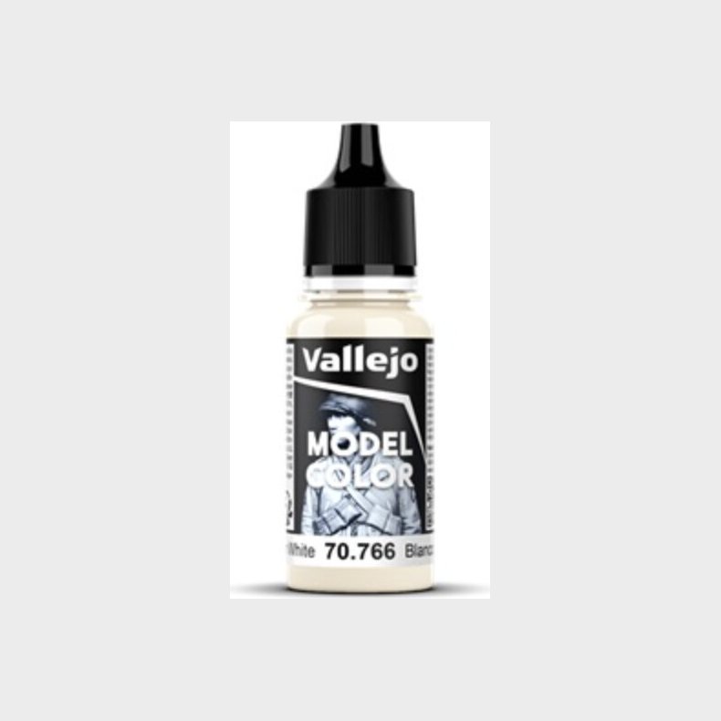 Vallejo - Model Color - Cream White Mat - 18 Ml - 70766