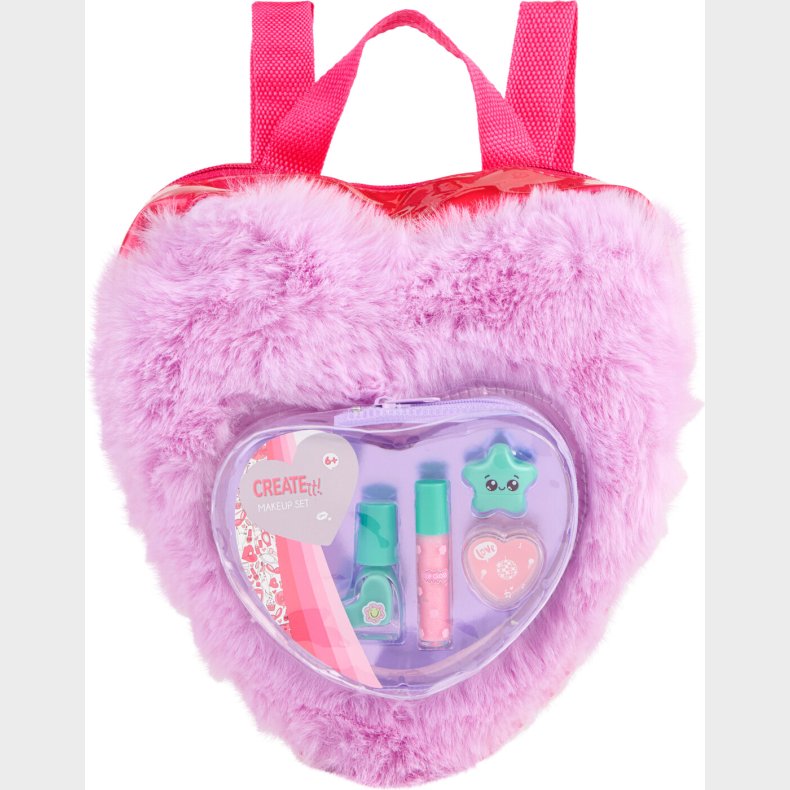 Create It! - Makeup Set In Fluffy Backpack Love Purp (841009b)