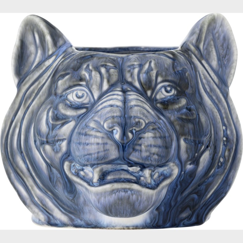 Creative Collection - Abner Urtepotteskjuler - Bl - Stentj Keramik