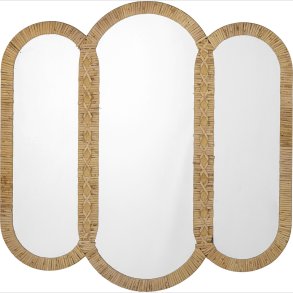 Creative Collection - Cardiz Vgspejl - Natur - Rattan