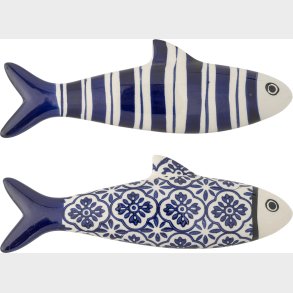 Creative Collection - Dunne V�gdekoration - Bl� - Stent�j - 2 Stk.