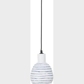 Creative Collection - Elga Pendel Lampe - Hvid - Stent�j Keramik