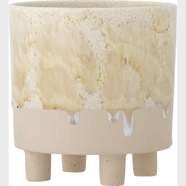 Creative Collection - Imoa Urtepotteskjuler - Gul - Stentj Keramik