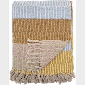 Creative Collection - Isnel Plaid - Bomuld - 160x130 Cm - Gul