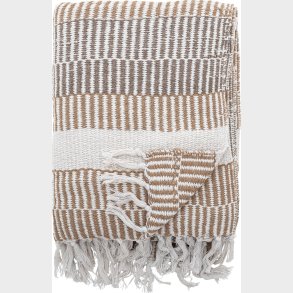 Creative Collection - Isnel Plaid - Bomuld - 160x130 Cm - Natur