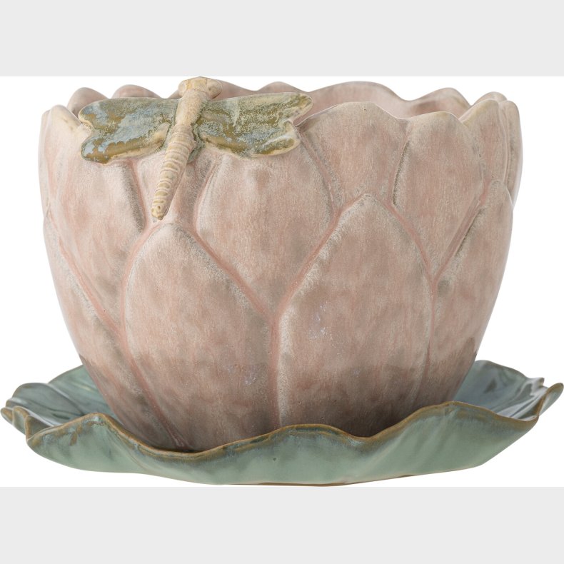 Creative Collection - Jaylee Urtepotte Med Undersk�l - Rosa - Stent�j