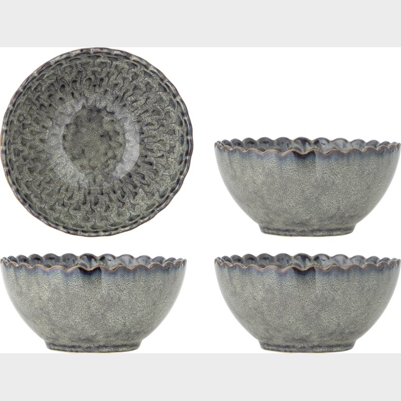 Creative Collection - Katrina Sk�le - Gr� - Stent�j Keramik - 4 Stk.