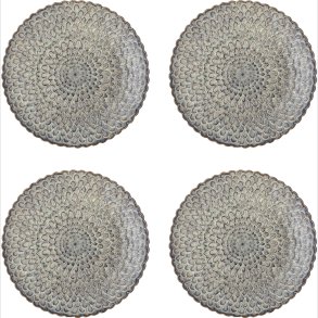 Creative Collection - Katrina Tallerkener - Gr� - Stent�j - 4 Stk.