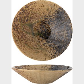 Creative Collection - Larken Serveringsfad - Sort - Stentj Keramik