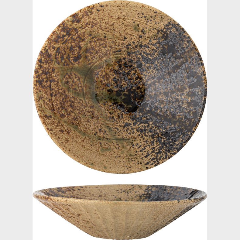 Creative Collection - Larken Serveringsfad - Sort - Stentj Keramik