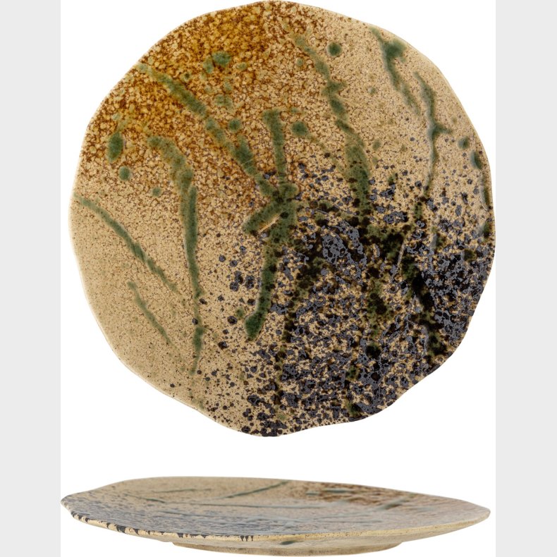 Creative Collection - Larken Tallerken - Sort - Stentj Keramik