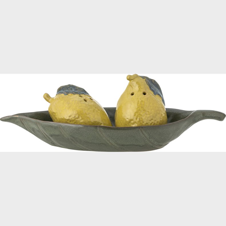 Creative Collection - Limone Salt Og Peber St - Gul - Stentj Keramik