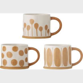 Creative Collection - Linora Krus Med Hank - Brun - Stentj - 3 Stk