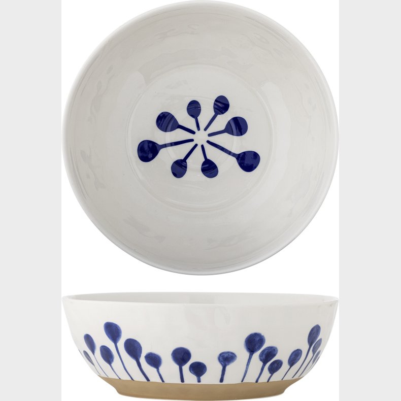 Creative Collection - Linora Sk�l - Bl� - Stent�j Keramik