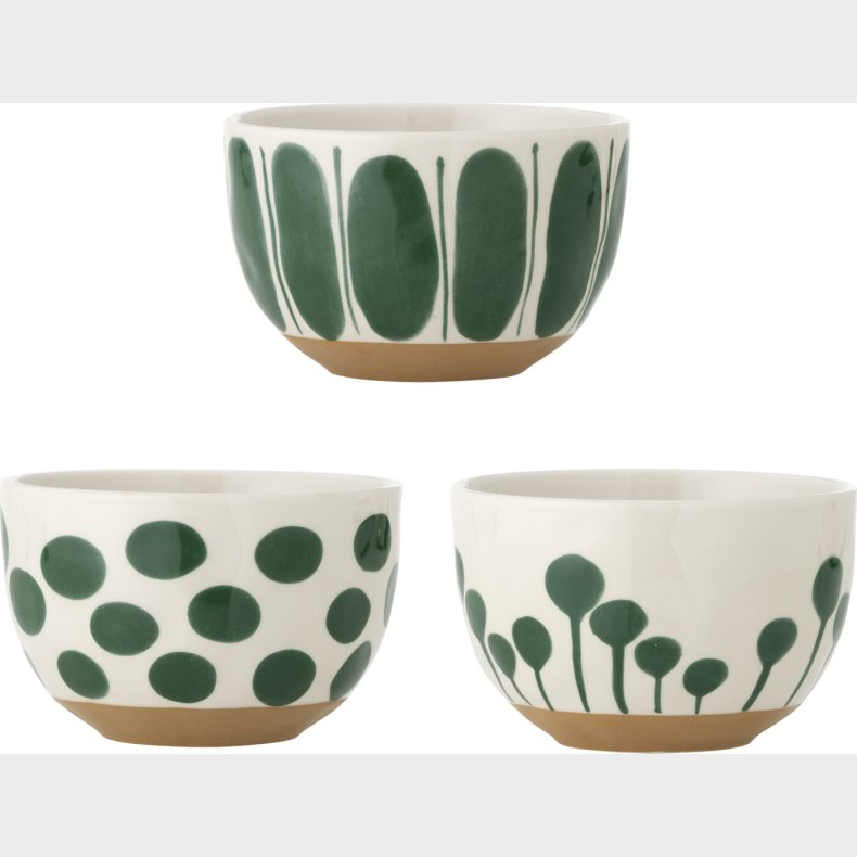 Creative Collection - Linora Skl - Grn - Stentj - St Med 3 Stk