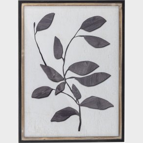 Creative Collection - Lousa Illustration Med Ramme - Natur - Fyrretr