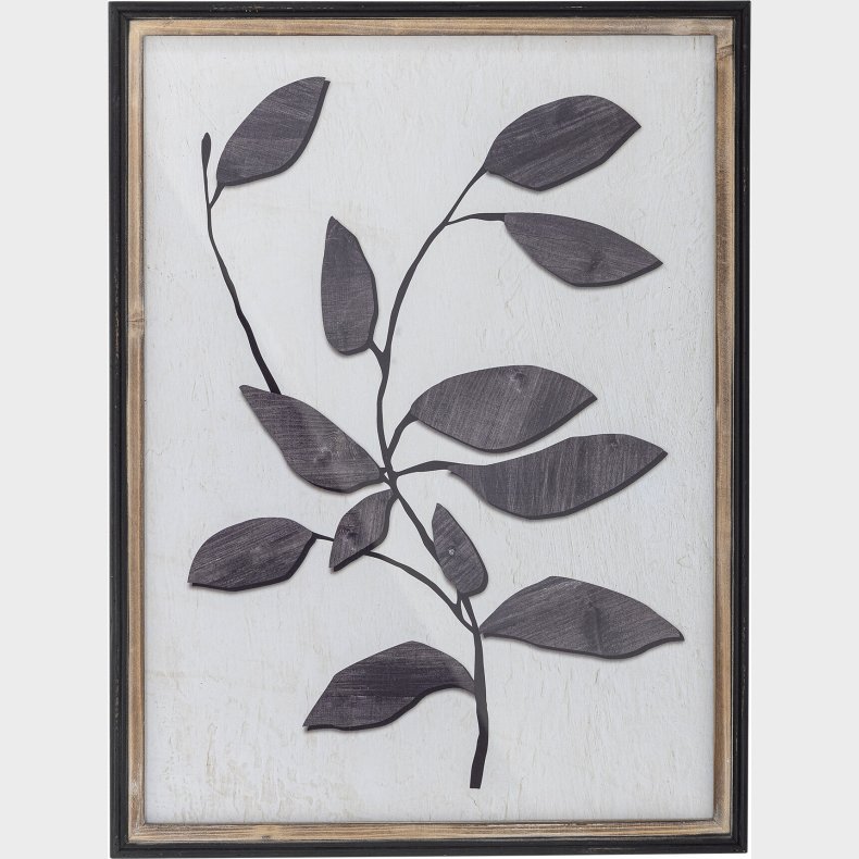 Creative Collection - Lousa Illustration Med Ramme - Natur - Fyrretr