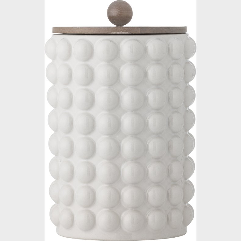 Creative Collection - Madge Krukke Med Lg - Hvid - Stentj