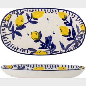 Creative Collection - Maxima Serveringsfad - Bl� - Stent�j Keramik