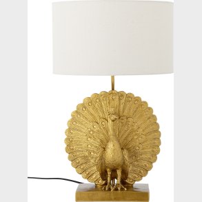 Creative Collection - Peacock Bordlampe - Guld - Polyresin