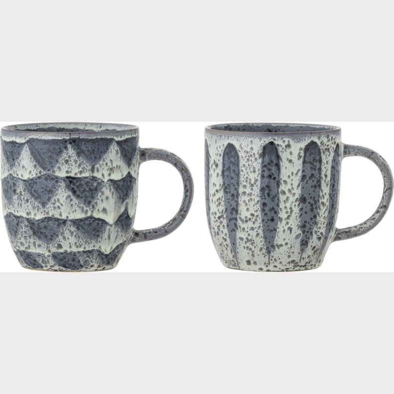 Creative Collection - Ramie Krus - Gr� - Stent�j Keramik - 2 Stk.