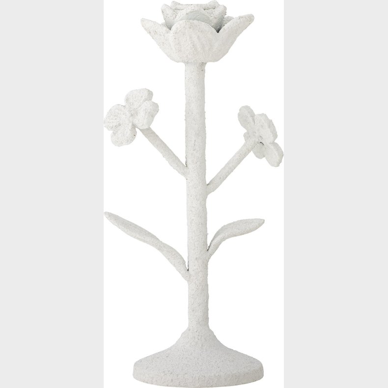 Creative Collection - Ranin Lysestage - Hvid - Jern Metal